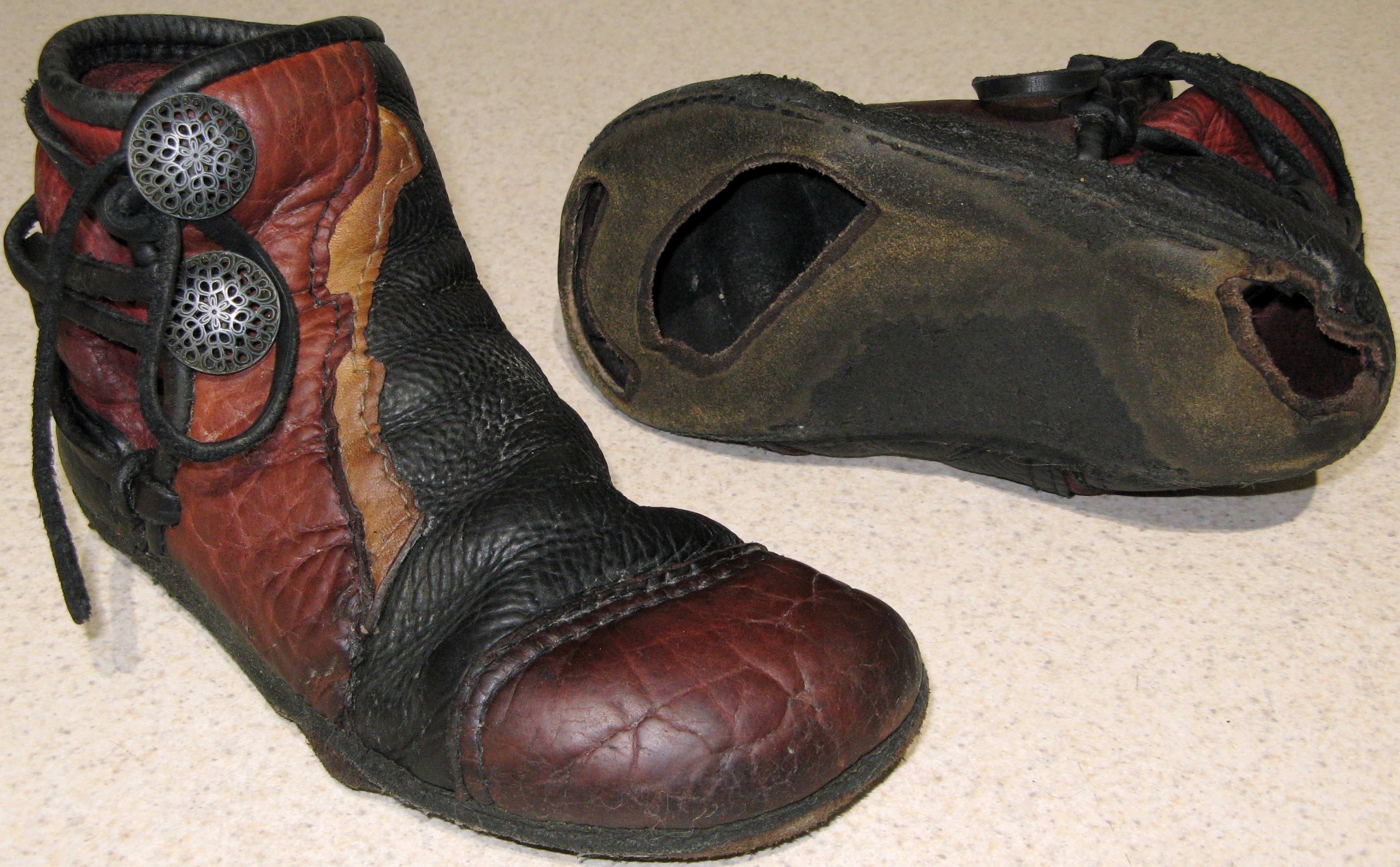 repair leather moccasin soles